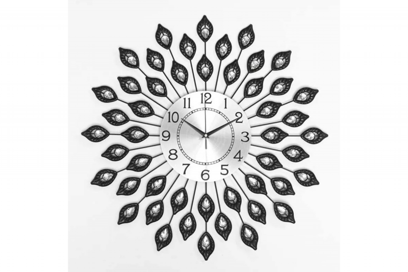 Часы настенные Ажур Завитки с листочками 58 см (834703) в мебель-центре Озерцо