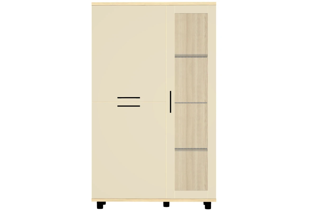 Шкаф многоцелевой ШК-5082-АС-КМ (Ясень Асахи/Кашемир Матовый) в мебель-центре Озерцо