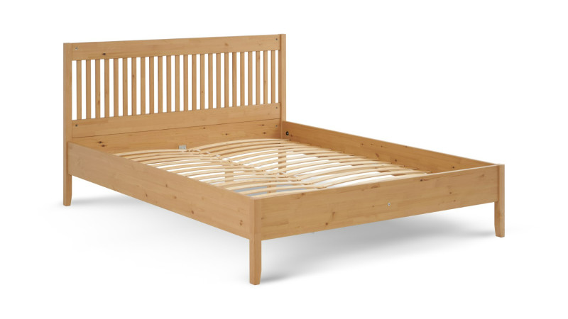 Кровать Maas массив сосны, цвет Светло-коричневый 160x200 - купить в Озерце