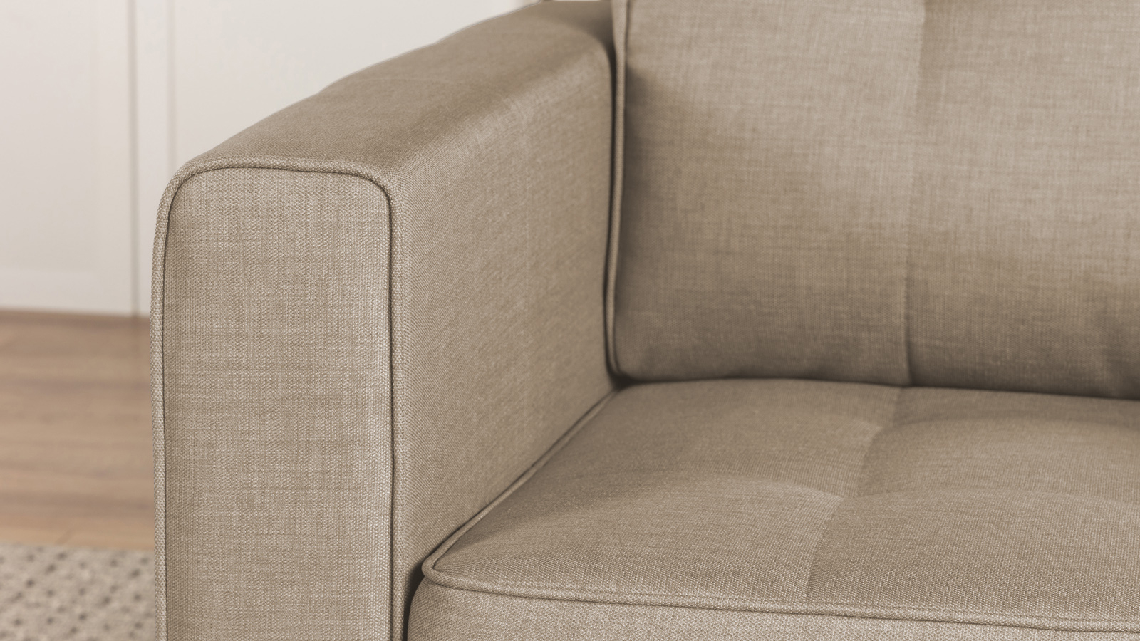 Кресло Amani Pro, Тк. Lidot beige (подлокотник: 15 см) 89x93.5 — купить в Озерце