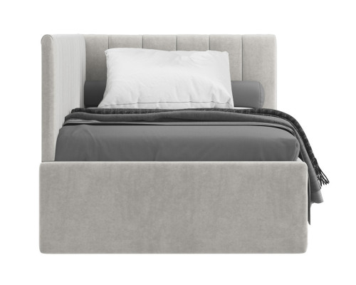 Кровать Сингл 90 угловая с подъемником. Цвет  Simple 29 - купить в Озерце