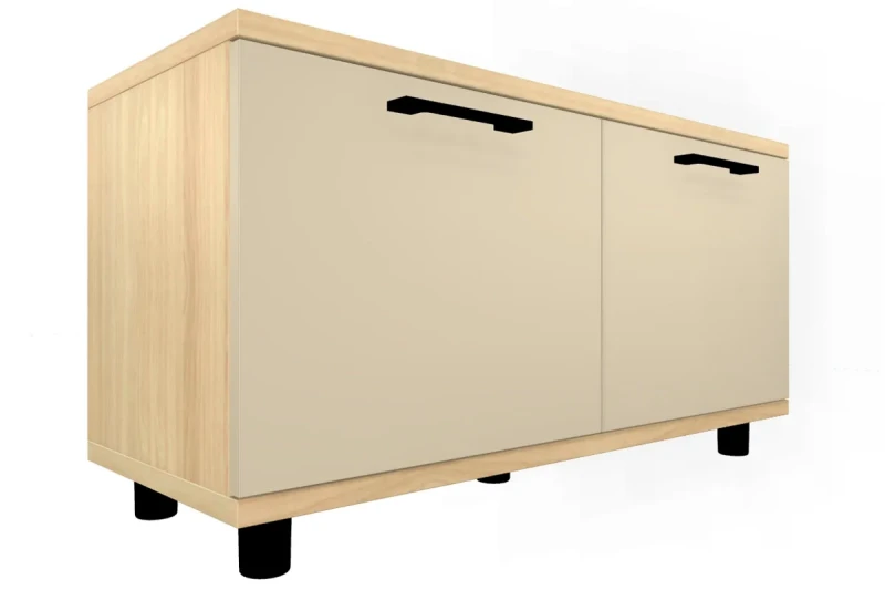 Тумба ТБ-5051-АС-КМ (Ясень Асахи/Кашемир Матовый) — Мебель-центр Озерцо