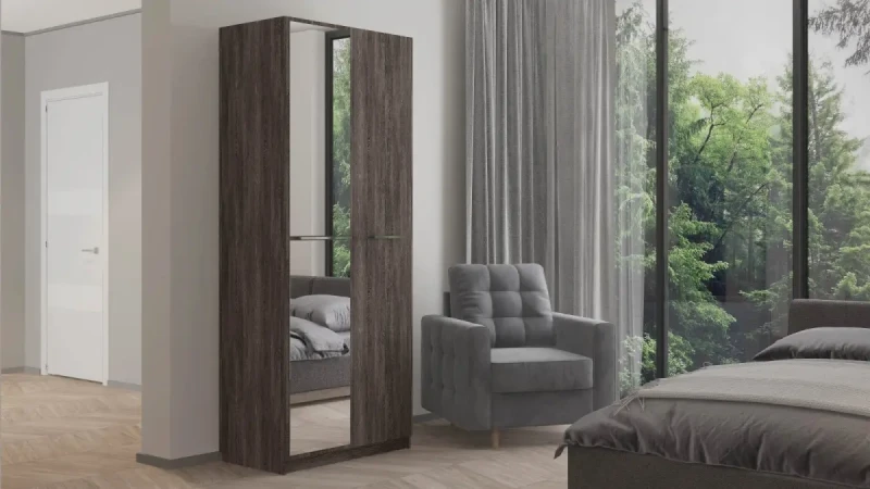 Шкаф двухдверный Noble 90 см, цвет Венге 53x90 — купить в Озерце