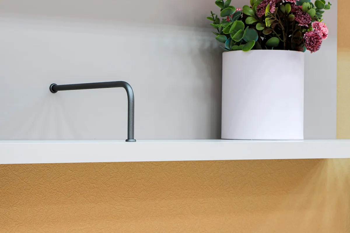 Полка ПЛ-1001-СК (Серый Кашемир) — Мебель-центр Озерцо