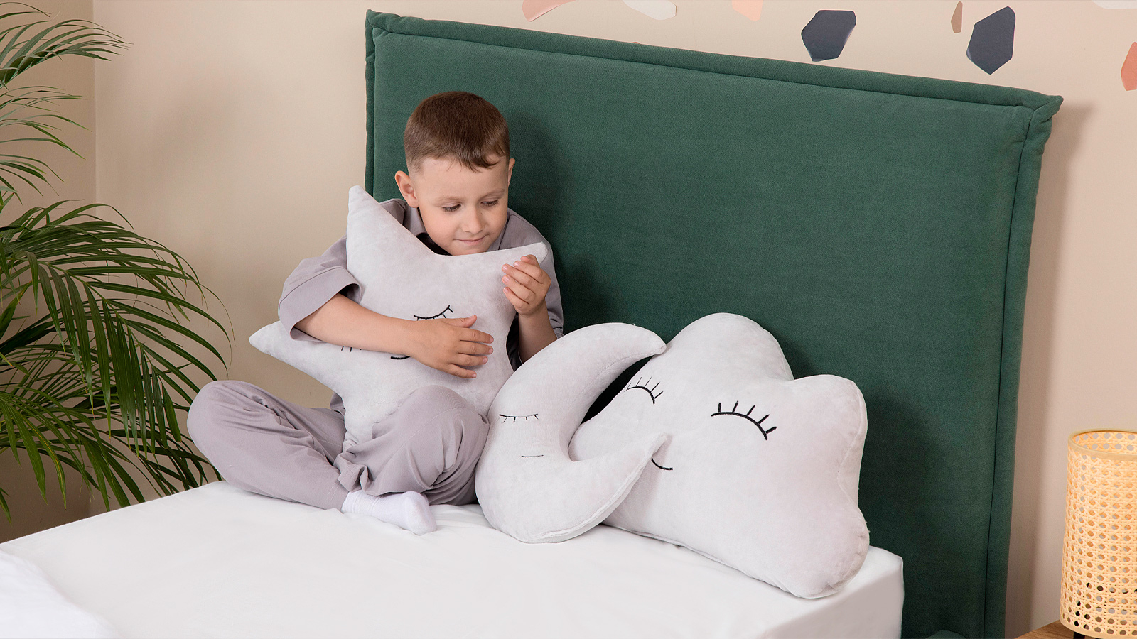 Подушка декоративная Облачко серое 40x60 в мебель-центре Озерцо