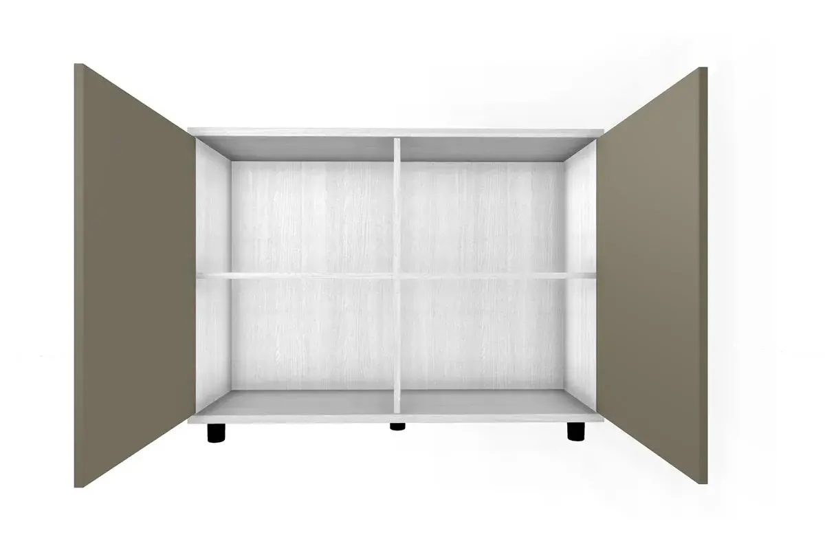 Тумба ТБ-5017-СЯ-ЛМ (Снежный Ясень/Латте Матовый) — Мебель-центр Озерцо