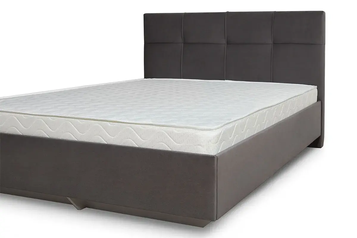 Кровать Каприз на латах 140х200 (Newtone ANTRACITE (серый)) - купить в Озерце