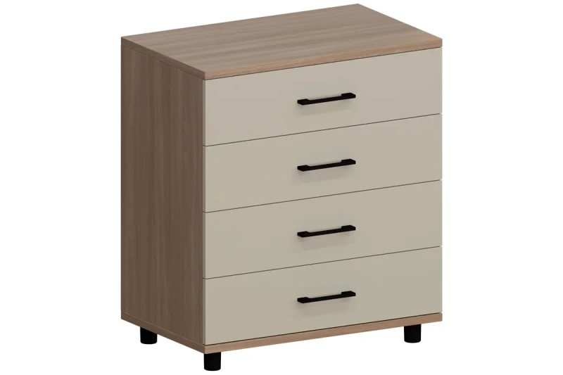 Комод КМ-5032-АС-КМ (Ясень Асахи / Кашемир Матовый) — Мебель-центр Озерцо