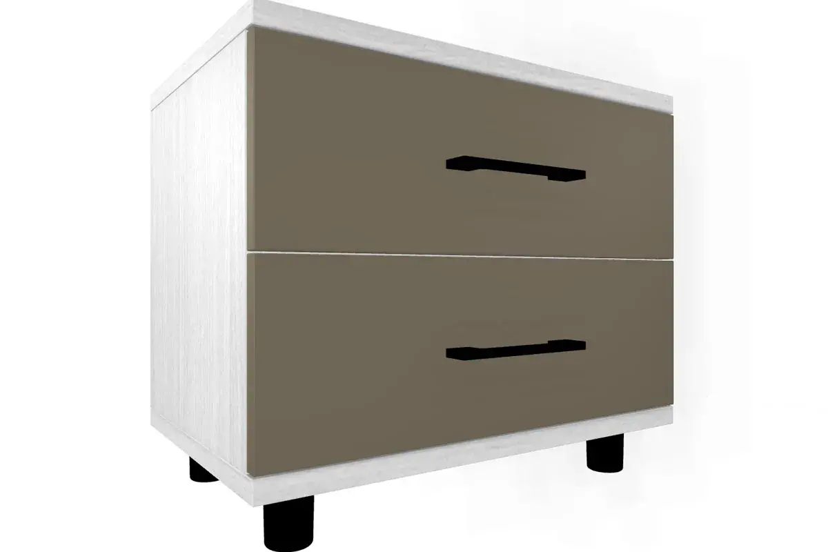 Прихожая Грейс комплект 7 (Снежный Ясень/Латте Матовый) — Мебель-центр Озерцо