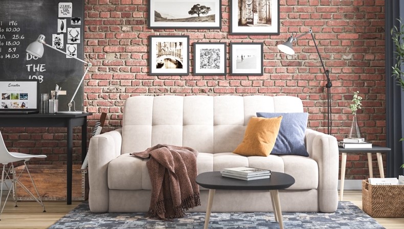 Диван BOSS Sleep 140 Велюр Роял шампань — купить в Озерце