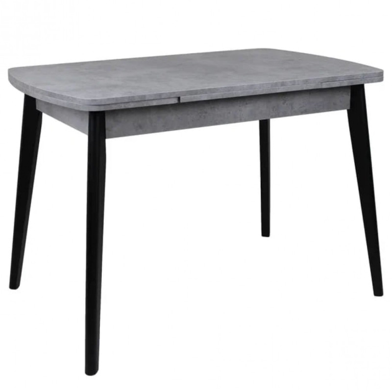 Стол СИЭТЛ 68х110 бетон/черное подстолье ТИП-НД - купить в Озерце