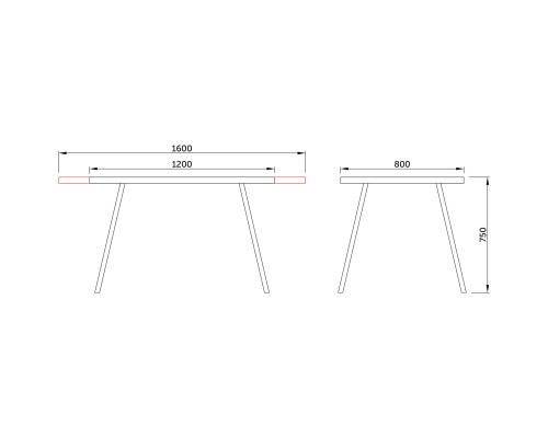 Стол раздвижной Хаген. Дуб канзас / черный - купить в Озерце