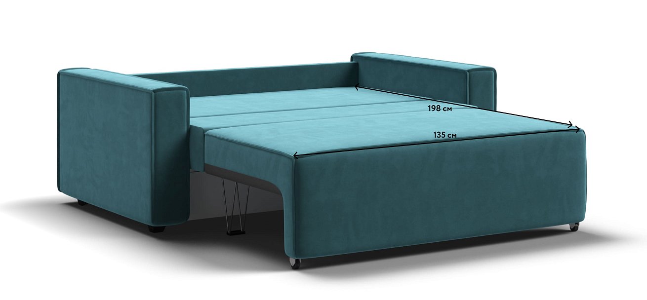 Диван NORD Compact велюр Monolit зеленый — купить в Озерце