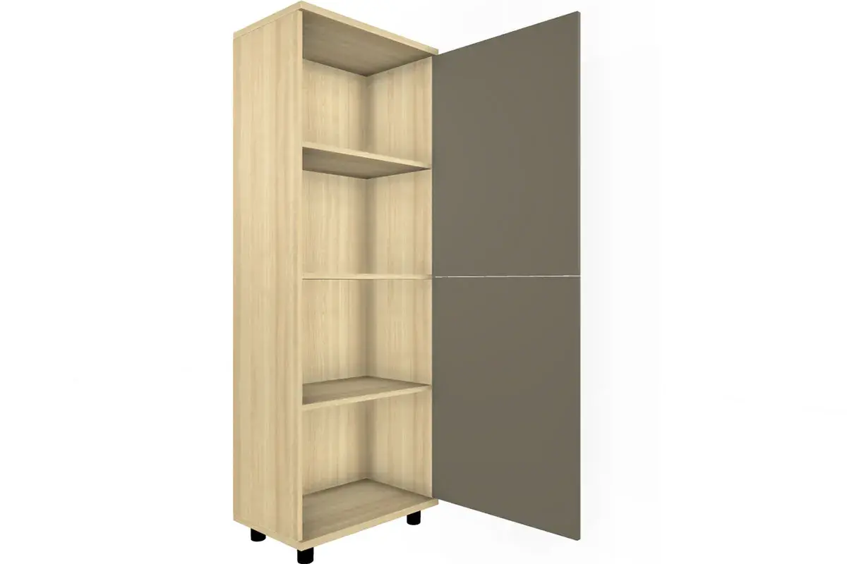 Шкаф многоцелевой ШК-5087-АС-ЛМ (Ясень Асахи/Латте Матовый) в мебель-центре Озерцо