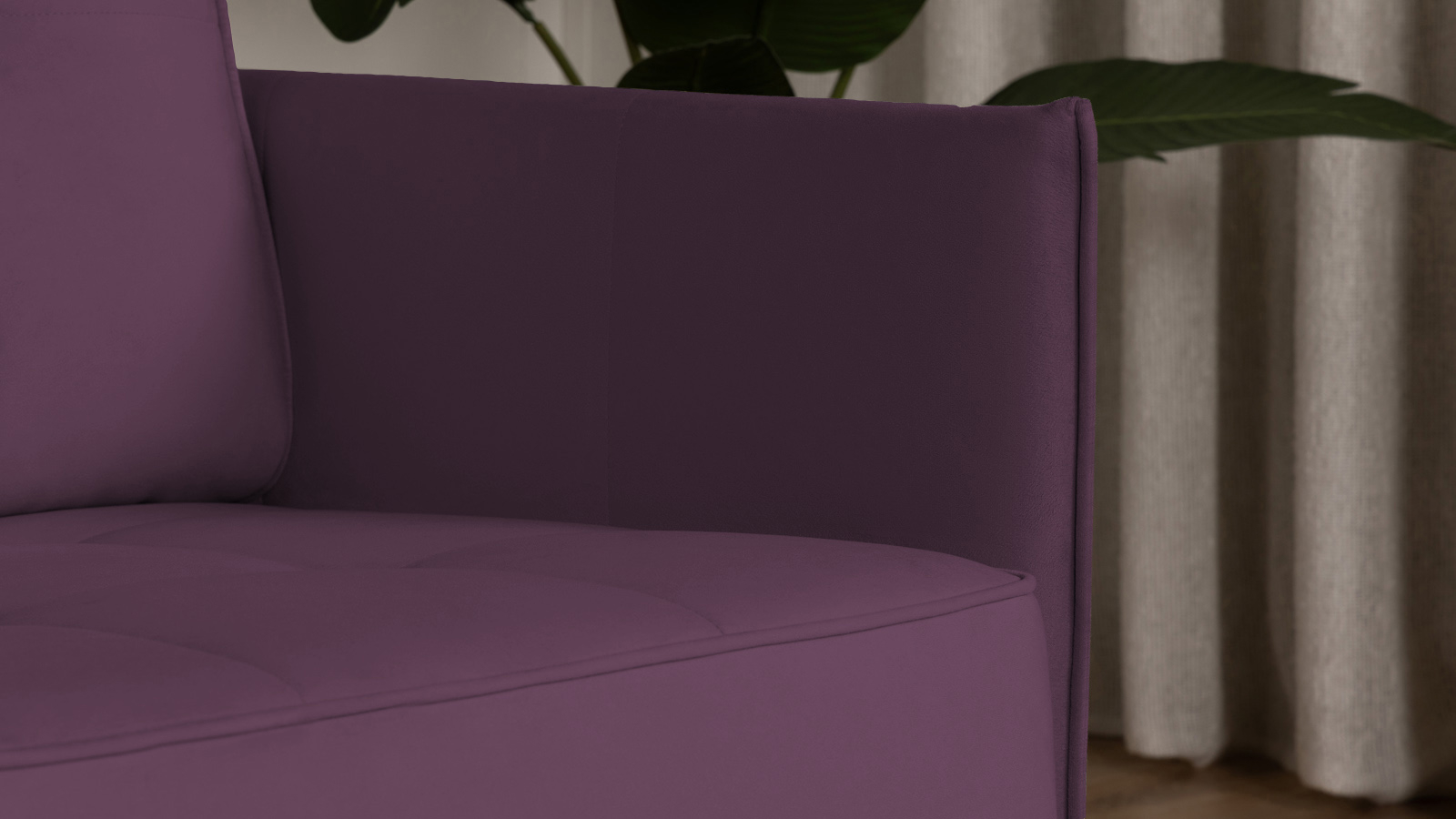 Кресло Amani Pro, Тк. Sky Velvet 10 (подлокотник: 5 см) 73.5x89 — купить в Озерце