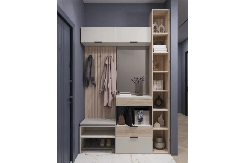 Прихожая Мария (Дымчато-серый/Дуб Мария) - заказать на Ozerco.com Прихожая Мария (Дымчато-серый/Дуб Мария) — Мебель-центр Озерцо