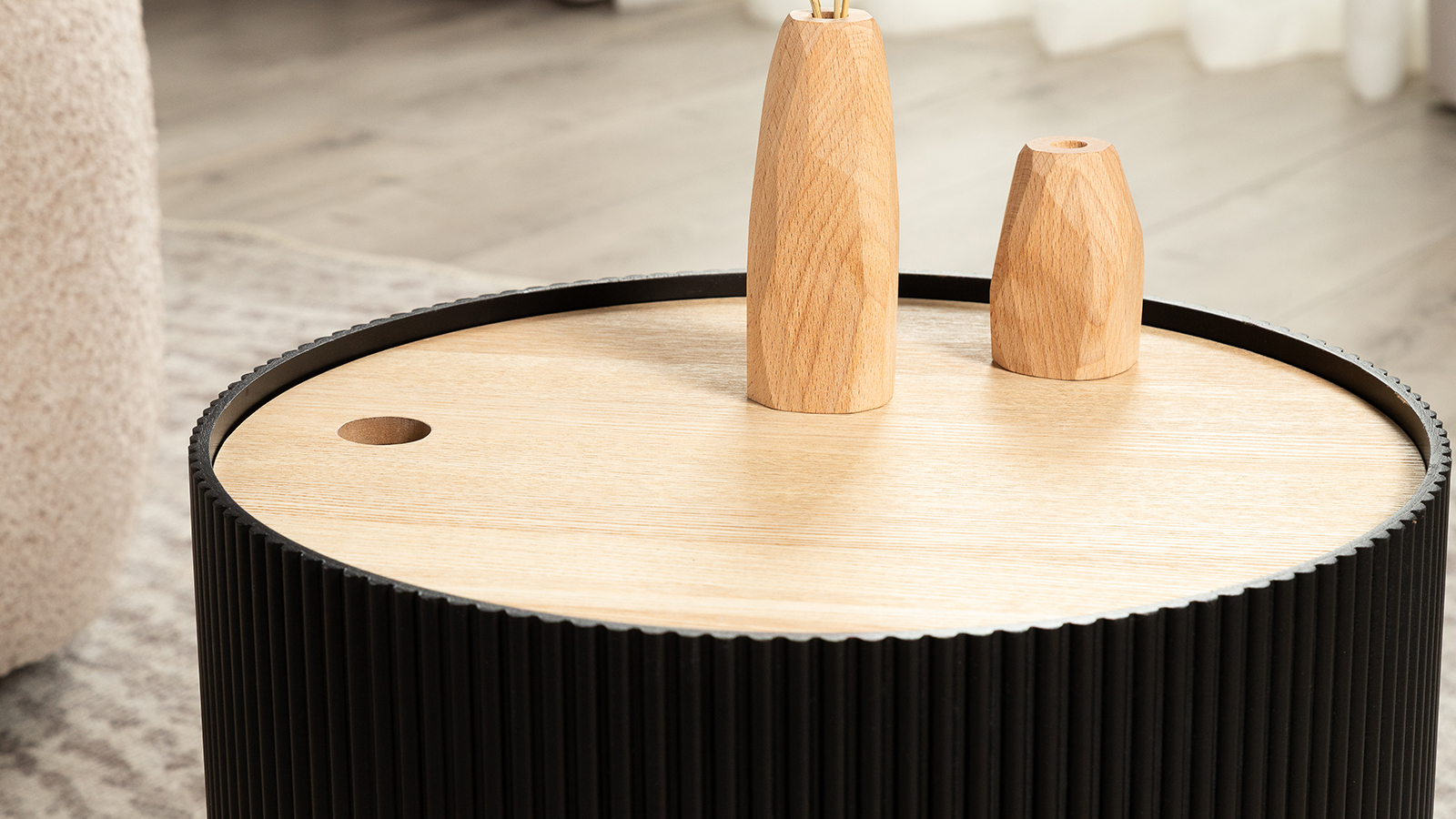 Журнальный столик Vald, цвет черный 38.5x38.5 — купить в Озерце