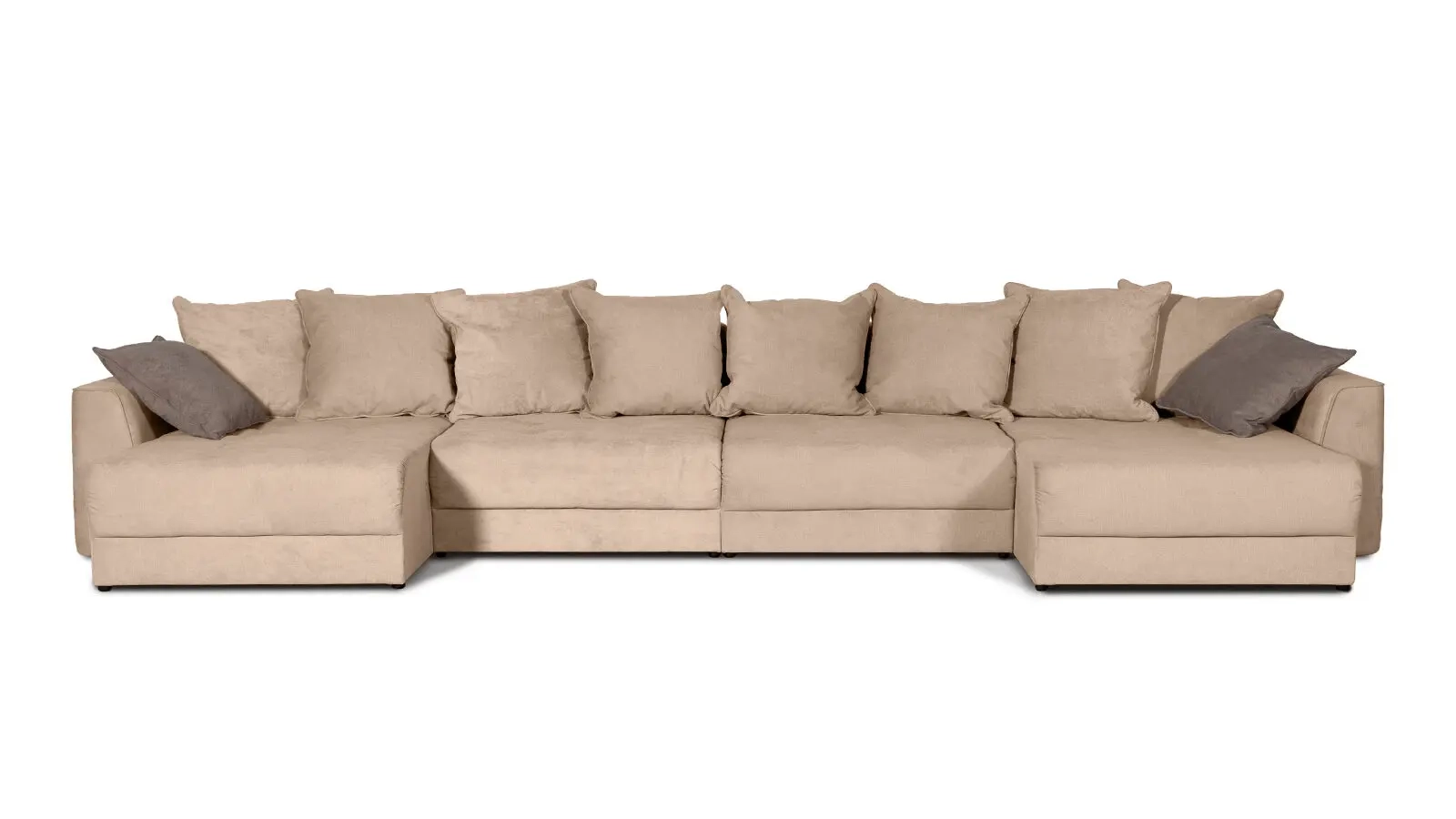 Диван Monako New Happy 130 + Happy 233 П-образный с коробом для белья 157x455 — купить в Озерце