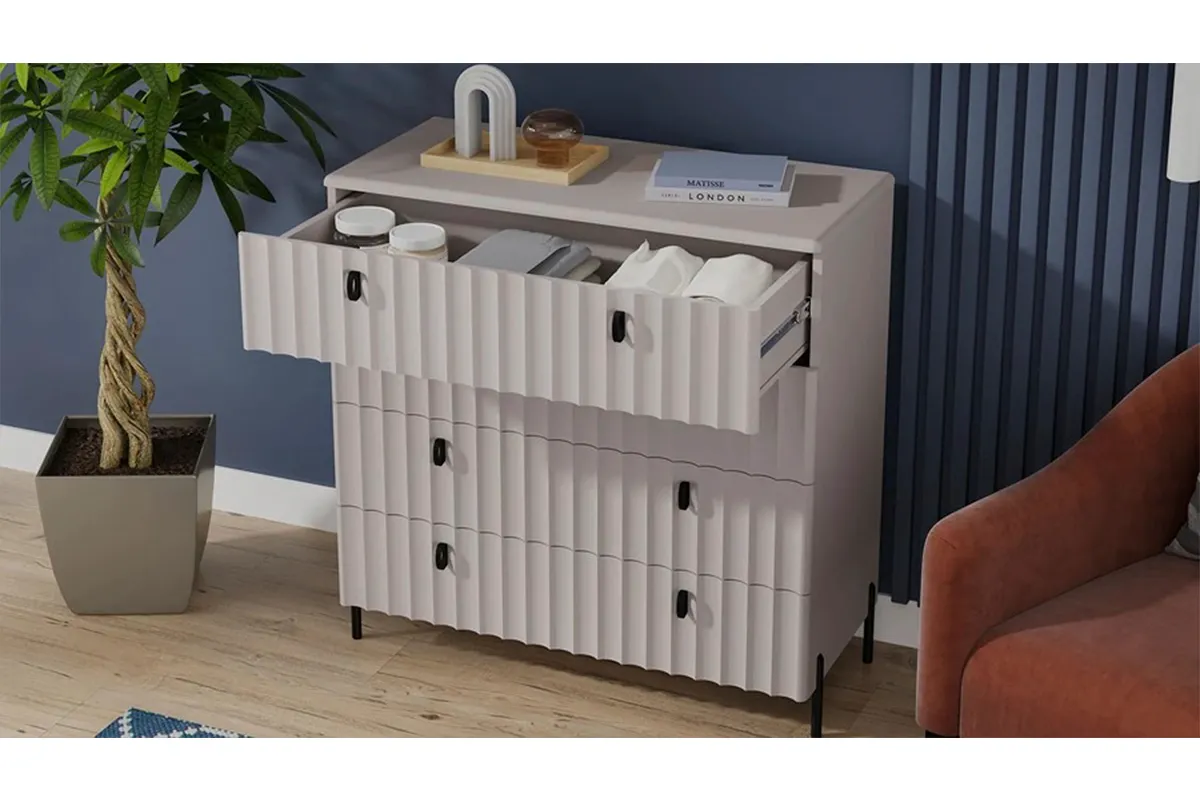 Комод Тиффани (Кашемир/Кашемир матовый) — Мебель-центр Озерцо