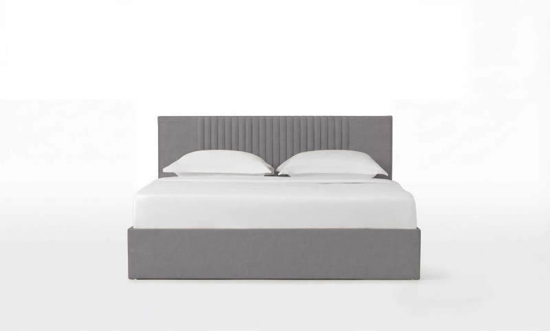 Кровать Simple, ткань Sky Velvet 18, 200x200 - купить в Озерце
