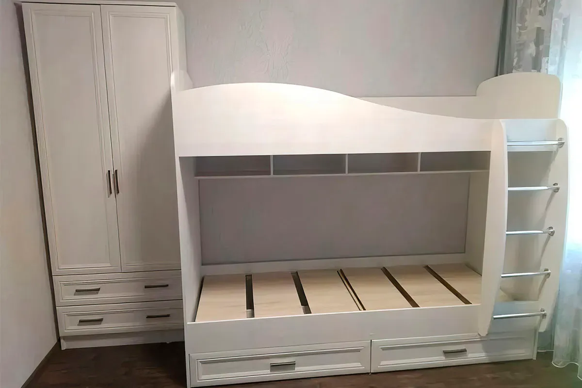 ПРИНЦЕССА Кровать двухъярусная (без матраца) Астрид - купить в Озерце