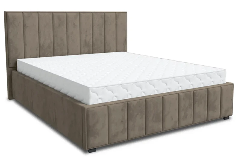 Кровать Кордова-1 с ПМ 140х200 (Боска Лайт VL-2301-04 / Какао) 1 кат. - купить в Озерце