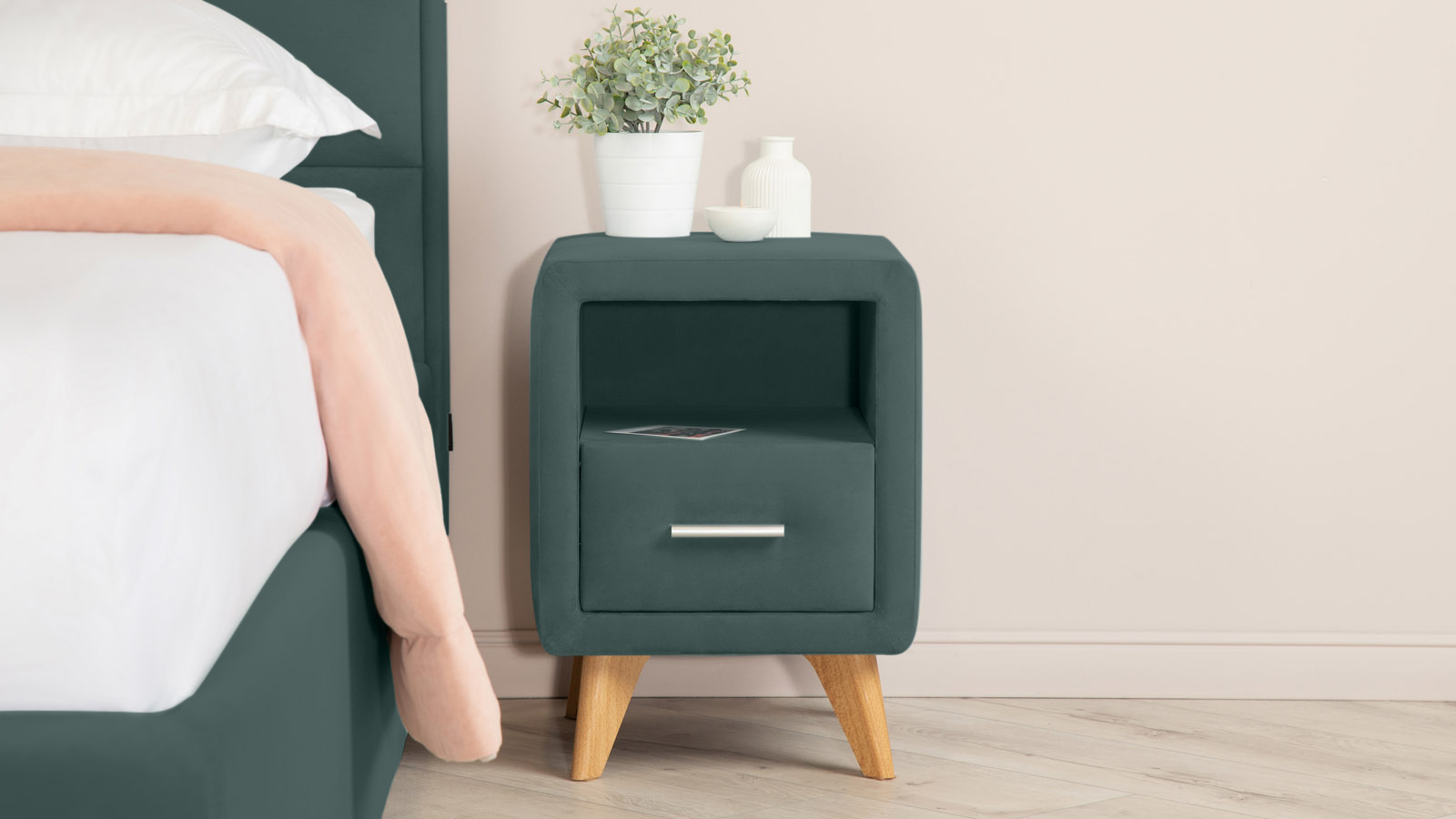 Тумба Leda, ткань Casanova Seawave 36x36.5 — купить в Озерце