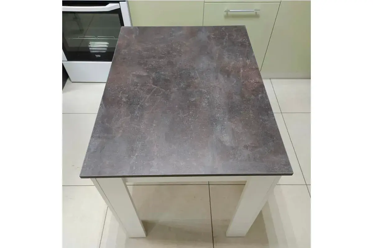 Стол обеденный Промо тип 1 (Белый/Ателье темный) - купить в Озерце