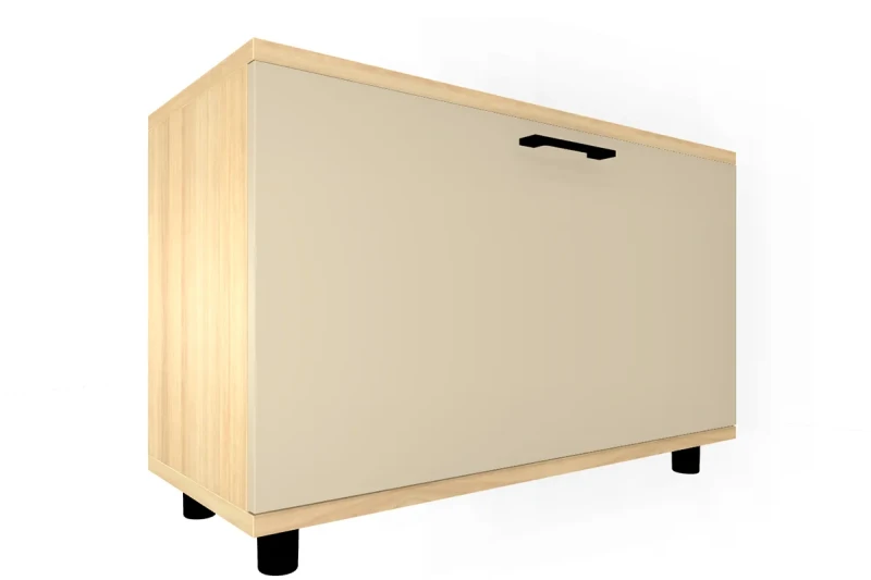 Тумба ТБ-5041-АС-КМ (Ясень Асахи / Кашемир Матовый) — Мебель-центр Озерцо