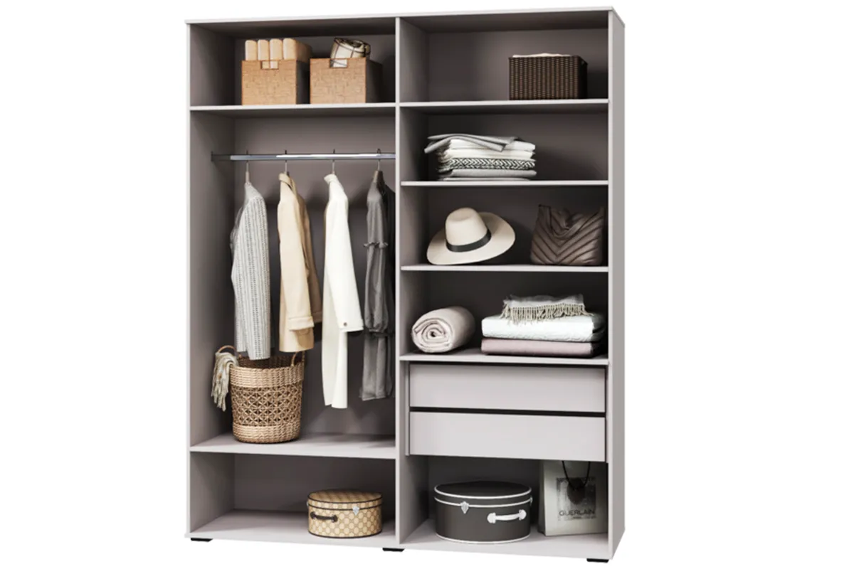 Шкаф для одежды Наоми 4-х дв. (Кашемир) в мебель-центре Озерцо