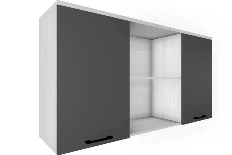 Антресоль АН-5013-СЯ-АМ (Снежный Ясень/Антрацит Матовый) в мебель-центре Озерцо