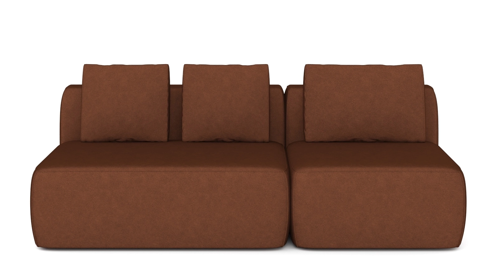 Диван модульный Molto, 2-секционный,125+85+125+85, ткань Galaktika grap 107x214 — купить в Озерце