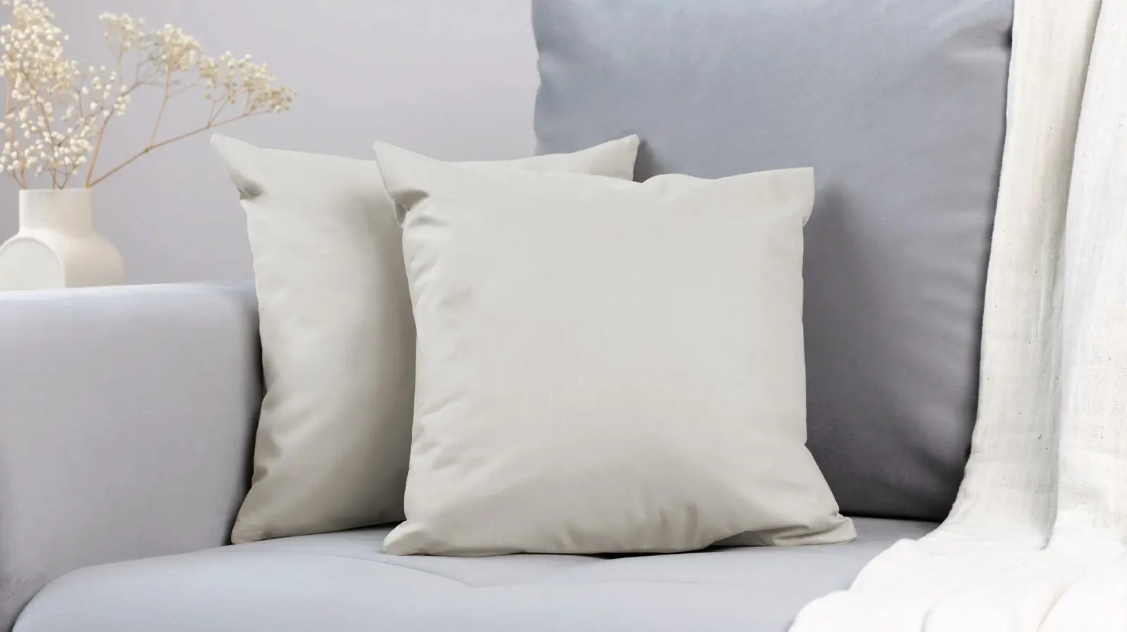 Подушка декоративная Basic 40x40, цвет Кремовый в мебель-центре Озерцо