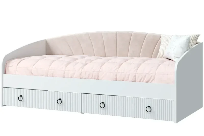 Кровать-софа Шарлиз (Белое сияние/Белый снег) - купить в Озерце