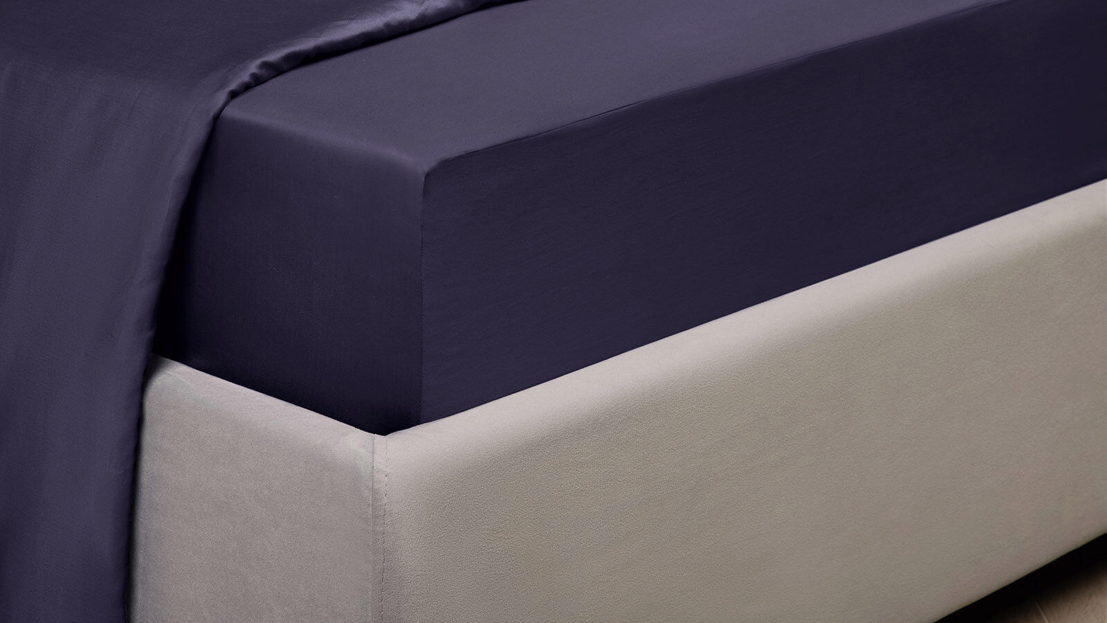 Простынь на резинке Maco Sateen Синий топаз 160x200 в мебель-центре Озерцо