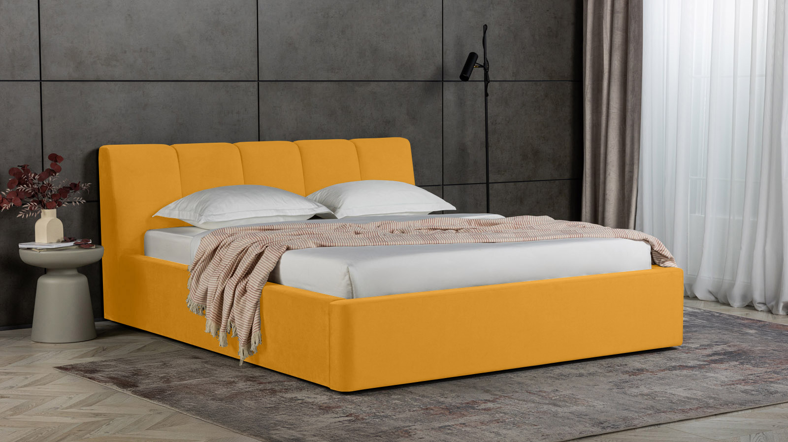Кровать Niks Тк. Sky Velvet 30 90x200 - купить в Озерце