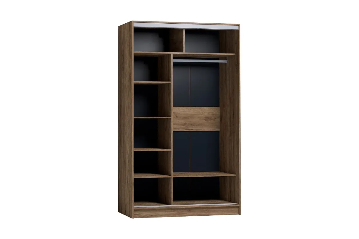 Шкаф-купе 1200 Strike ЛДСП/ЛДСП (Дуб табачный Craft) в мебель-центре Озерцо