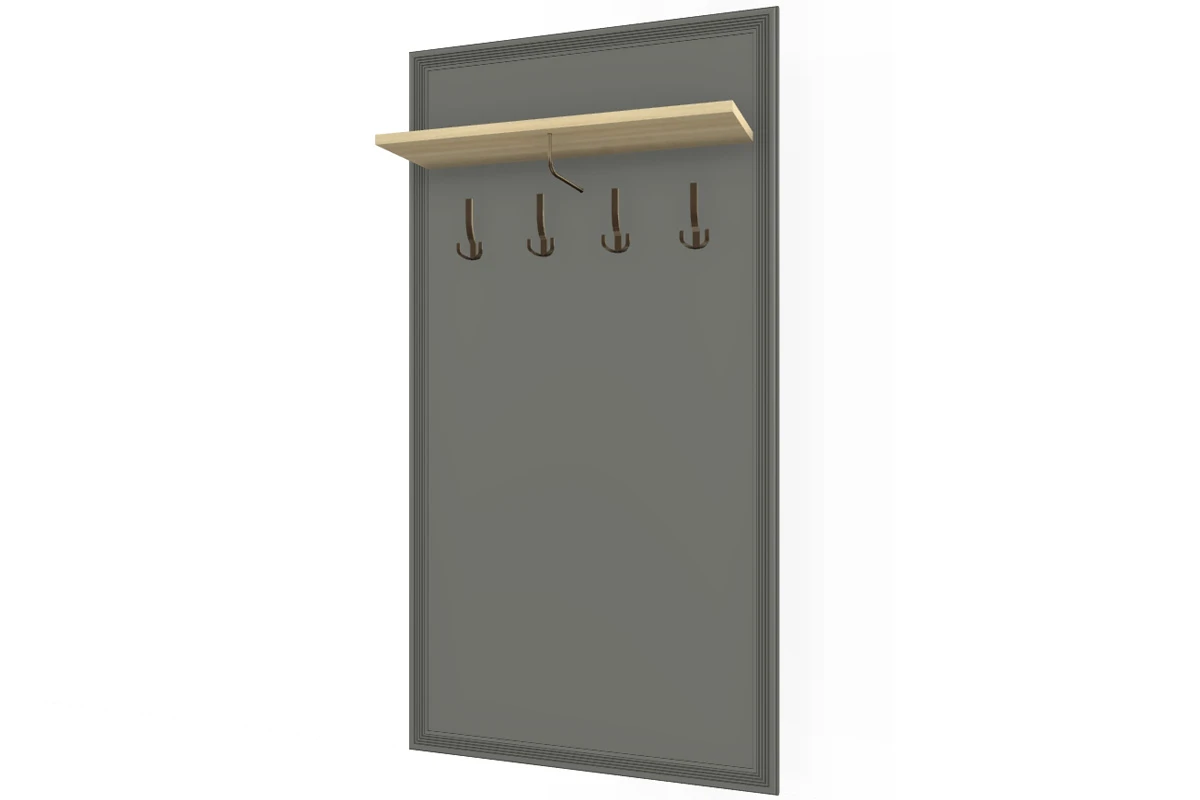 Готовый комплект для прихожей Карина ПК-1002-АС-СО (Ясень Асахи/Серый Оникс) — Мебель-центр Озерцо