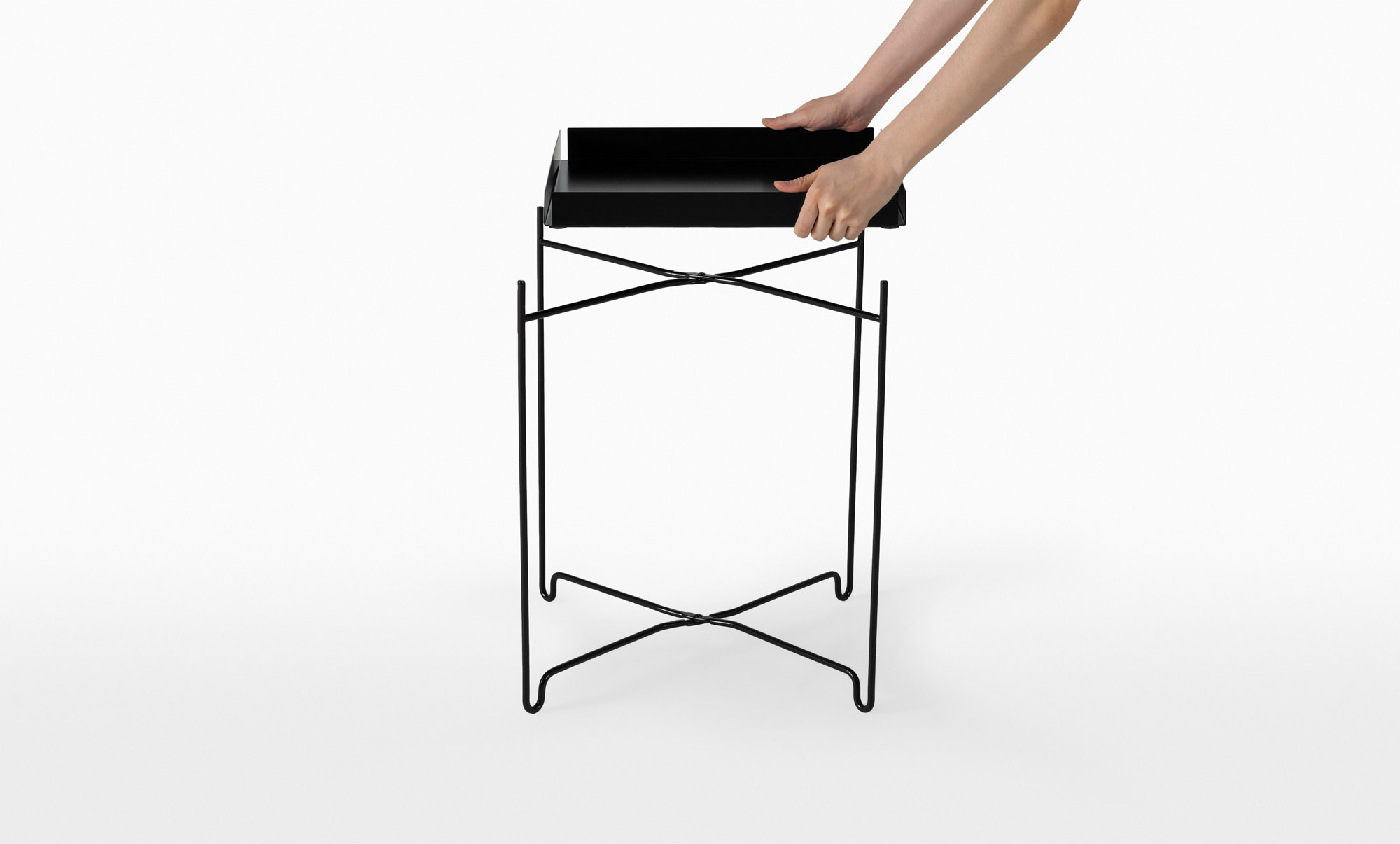 Журнальный столик Remo, цвет черный 40x45 — купить в Озерце