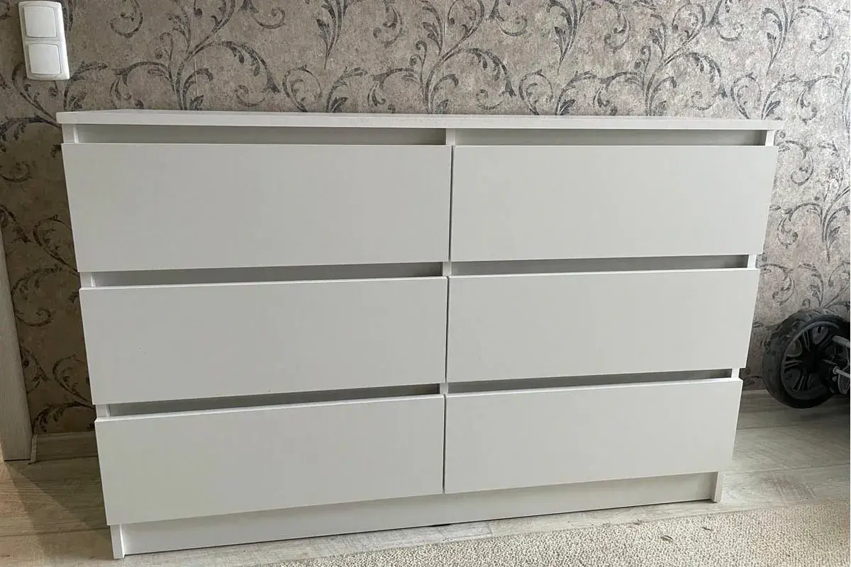 Комод Ницца-7 (Белый) — Мебель-центр Озерцо