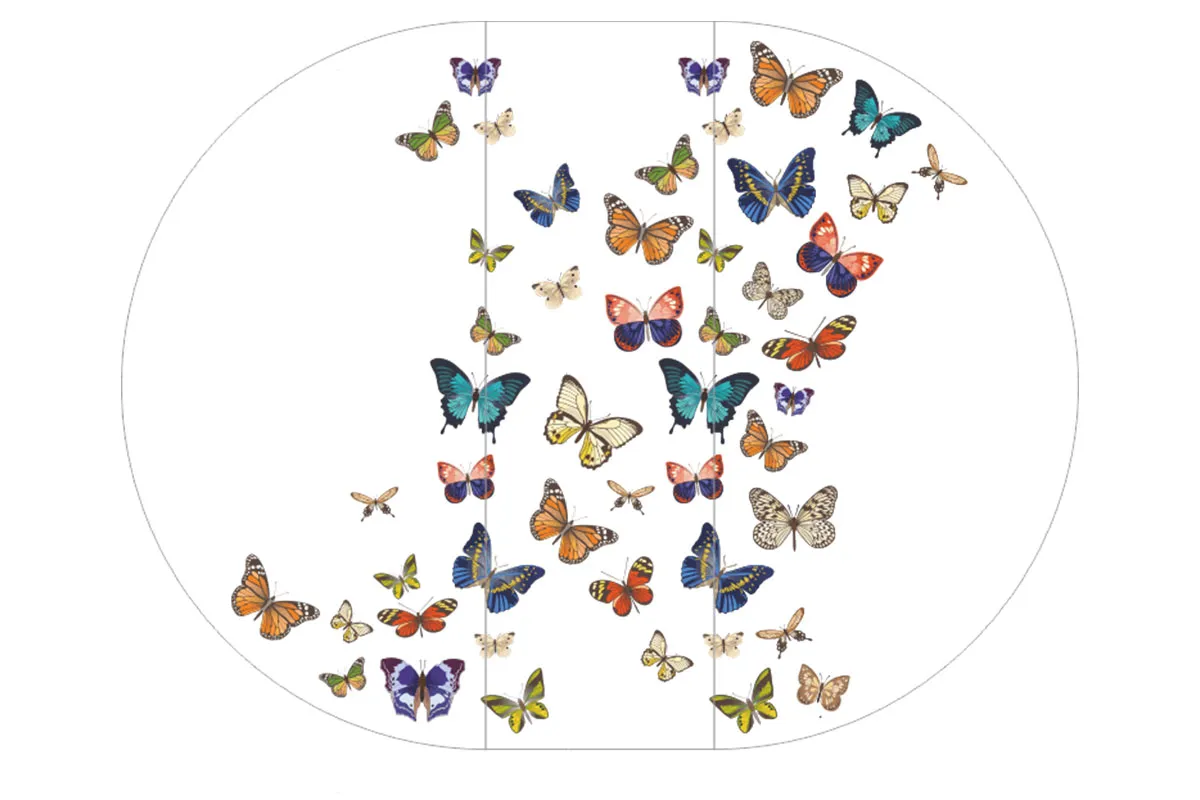 Стол обеденный Бостон круглый на опоре триумф (рис. Махаон) - купить в Озерце