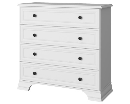 Тиффани Белый Комод 4S — Мебель-центр Озерцо