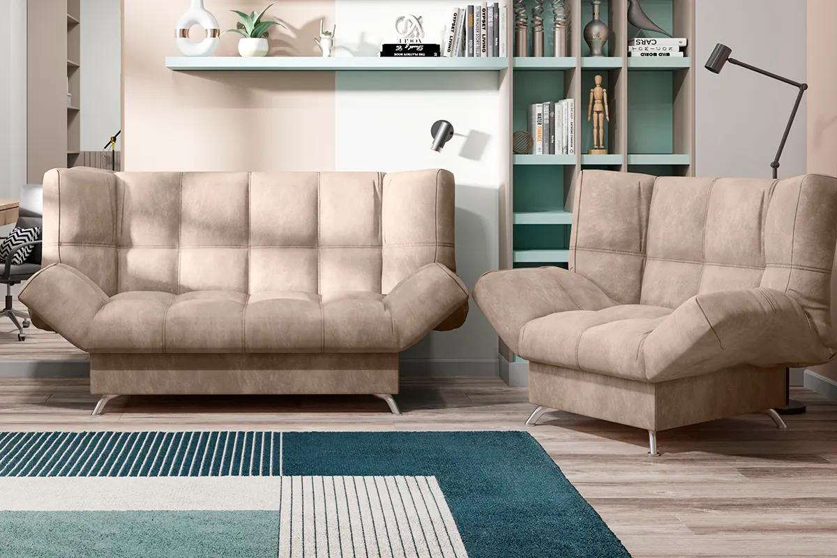 Диван-кровать Клик-кляк 8 ДК Регина-45.1 Teddy 305 Бежевый — купить в Озерце