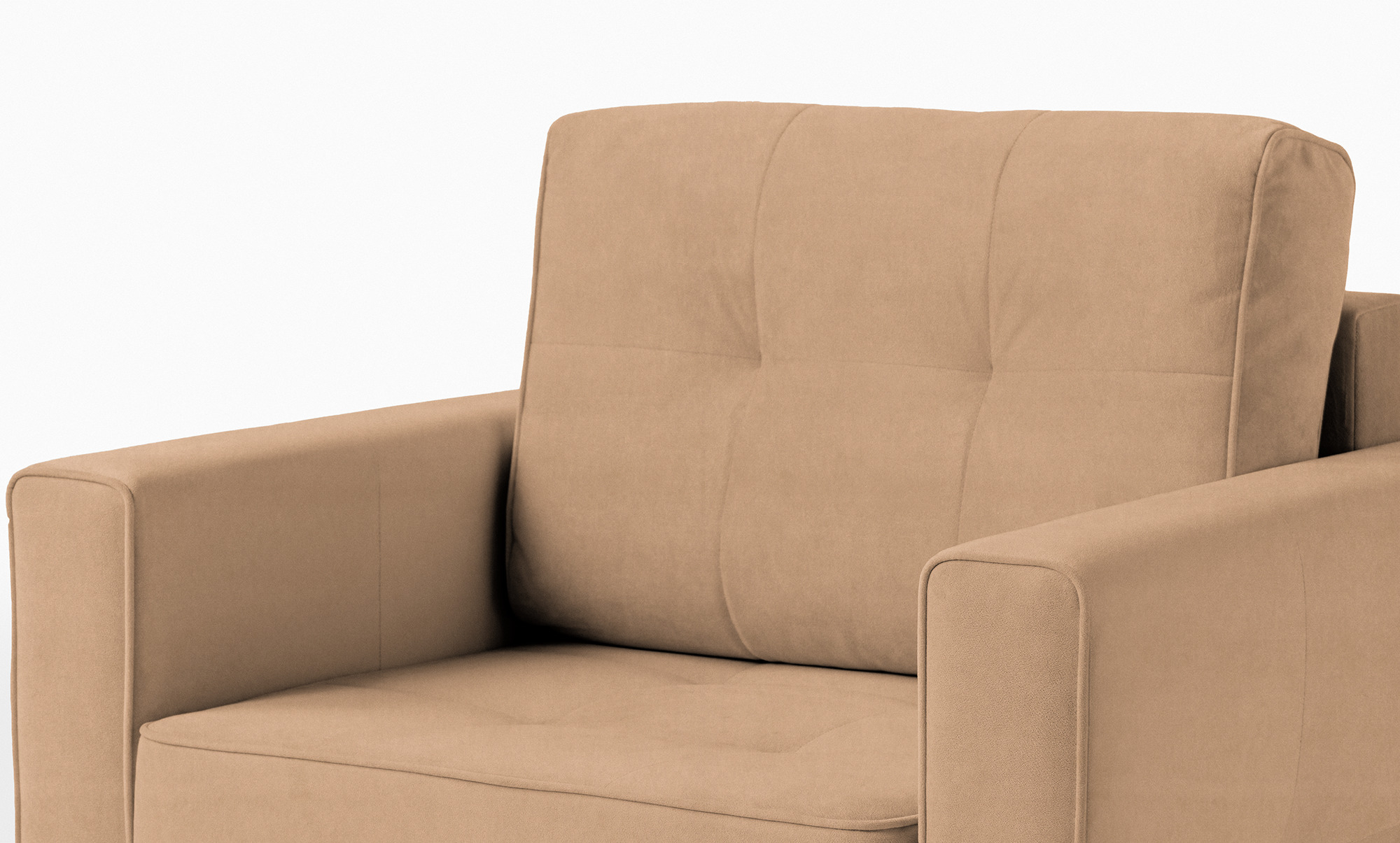 Кресло -кровать Amani Pro, ткань Casanova Beige (подлокотник: 15 см) — купить в Озерце