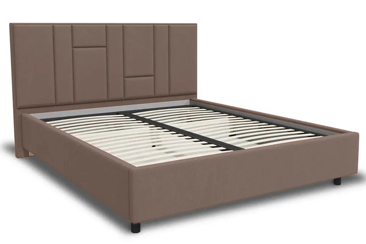 Кровать Монтана-3 с ПМ 160х200 (Selfie Latte) 2 кат. - купить в Озерце