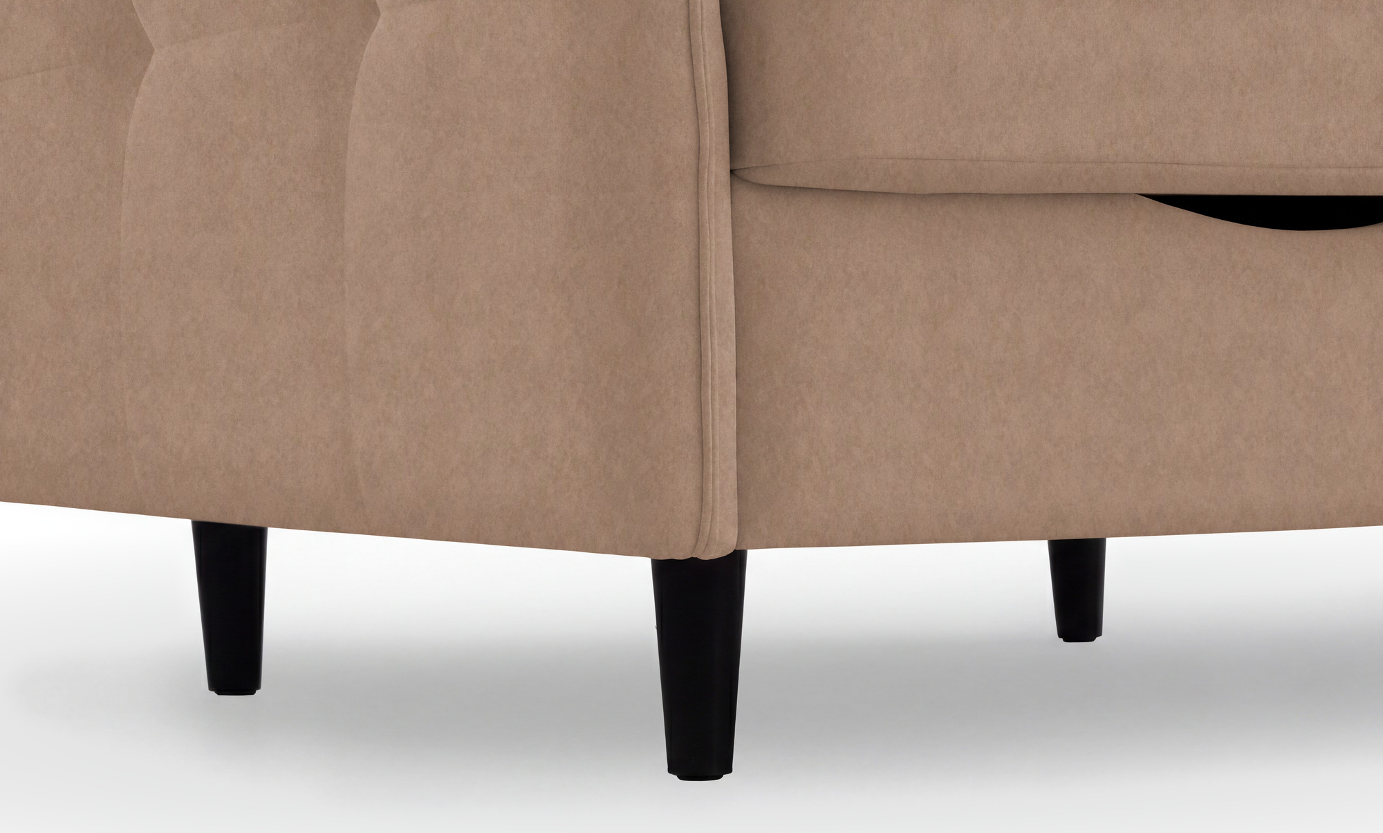 Кресло -кровать Amani Pro, ткань Galaktika beige (подлокотник: 5 см) — купить в Озерце