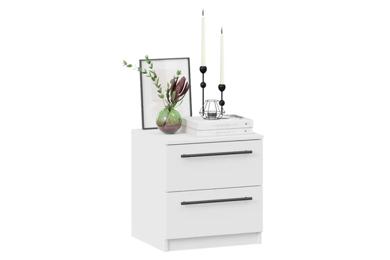 Тумба прикроватная Агата (Белый) — Мебель-центр Озерцо