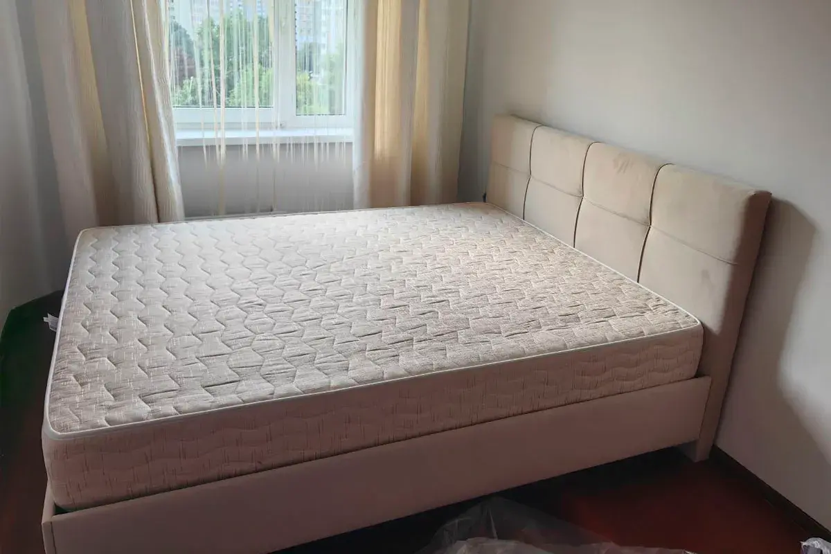 Кровать Каприз на латах 160х200 (Newtone Light BEIGE (светло-бежевый)) - купить в Озерце