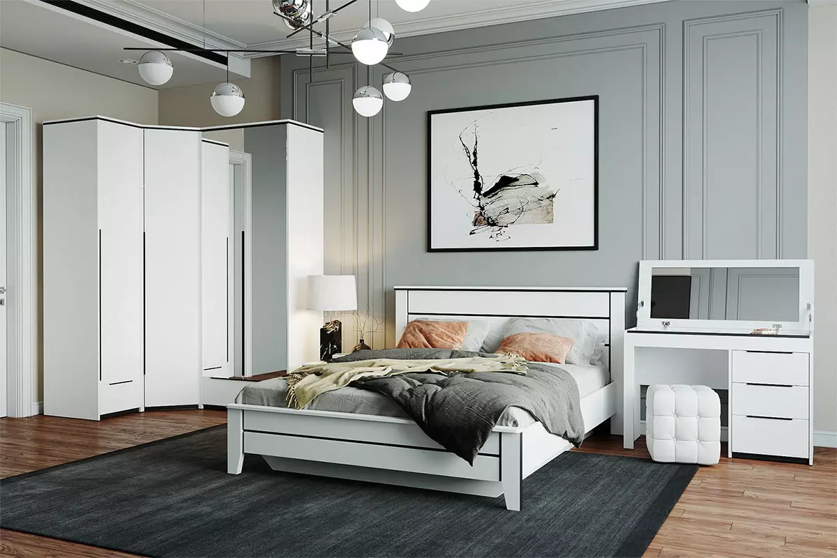 Стол туалетный Scandica Wilma 21 (Белый гладкий) — Мебель-центр Озерцо