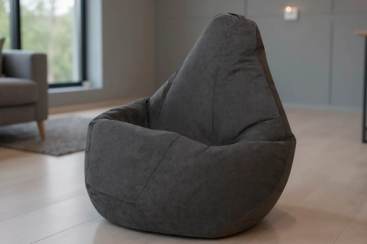 Кресло Мешок Груша (Графит / Велюр) 4XL — купить в Озерце